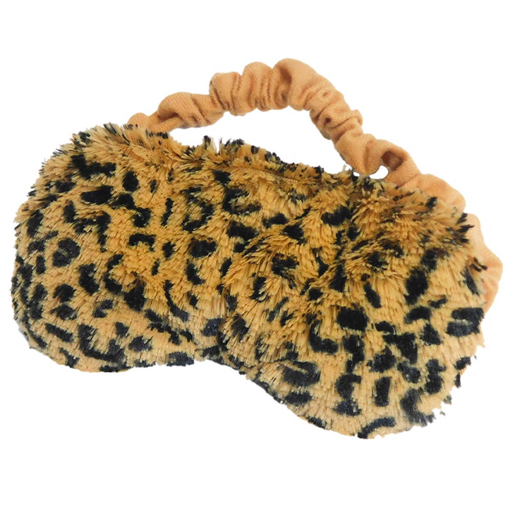 Warmies Plush Eye Mask - Leopard
