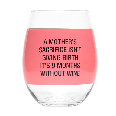 About Face Designs, Inc. 9 Months Without Stemless Wine Glass