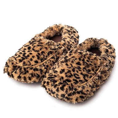 Warmies Plush Slippers - Leopard