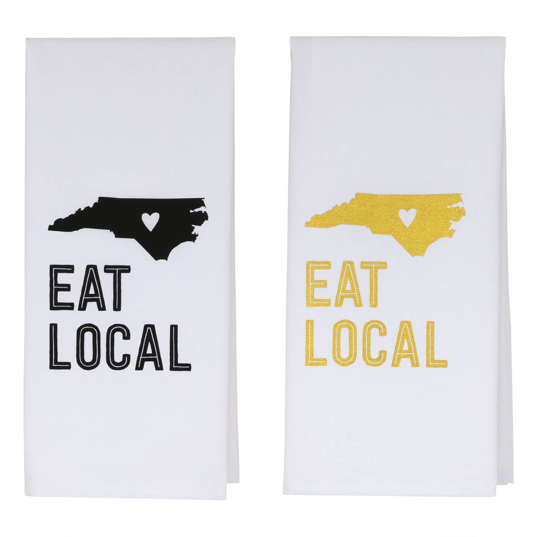 North Carolina Eat Local Dish Towel