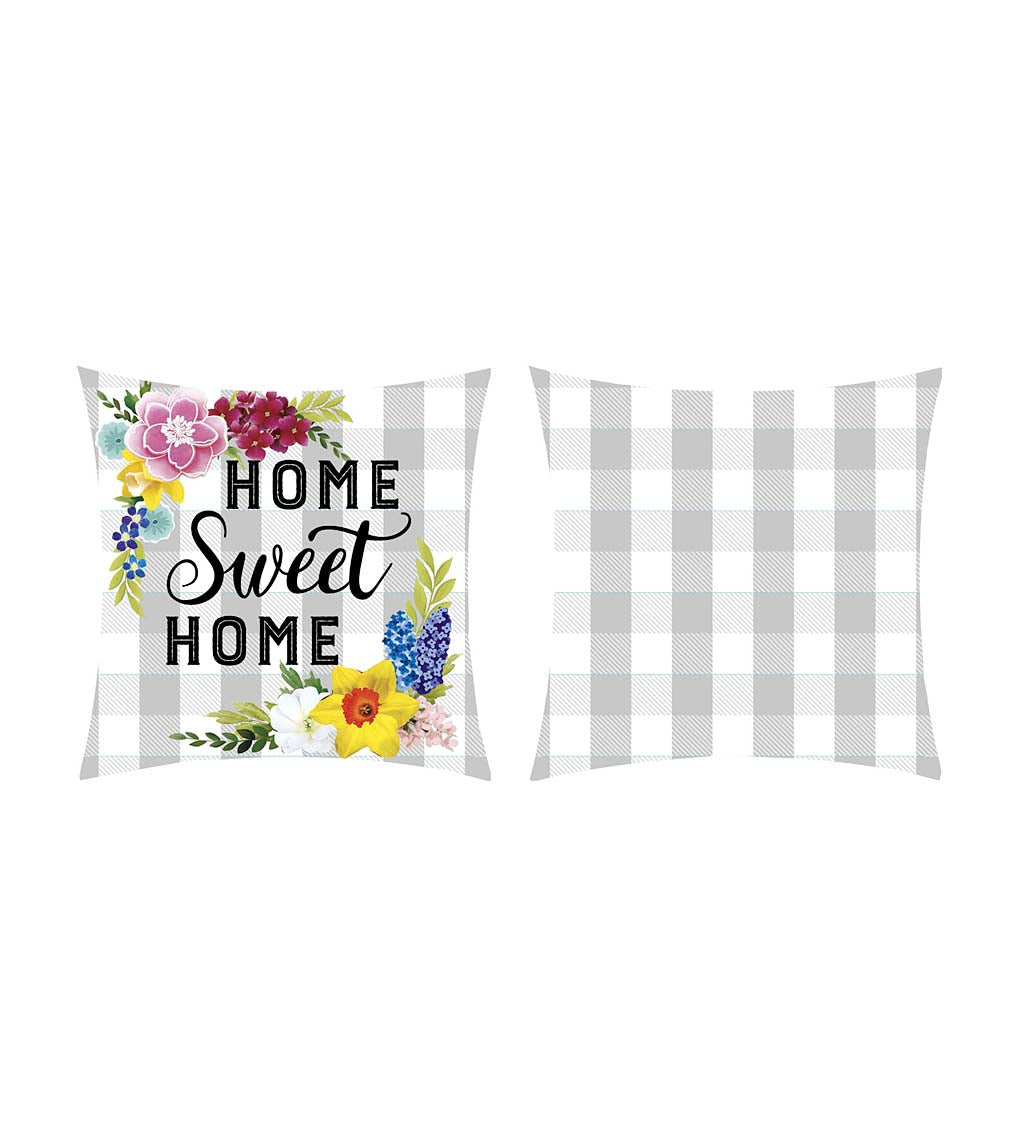 Evergreen Home Sweet Home Interchangeable Pillow Cover