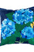 Evergreen Hydrangea Blossoms Interchangeable Pillow Cover