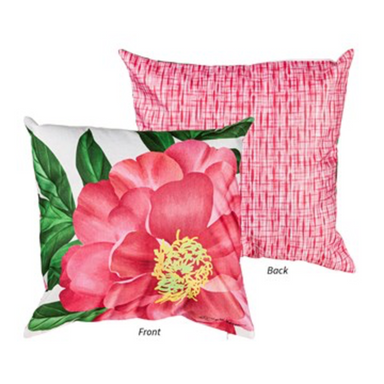 Evergreen Blooming Pink Interchangeable Pillow Cover