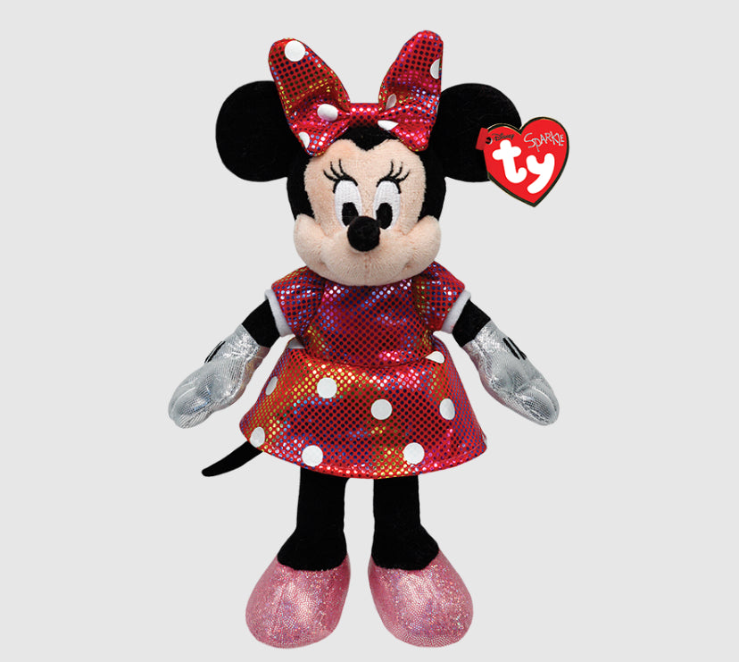 Ty Beanies - Minnie Mouse Rainbow Sparkle