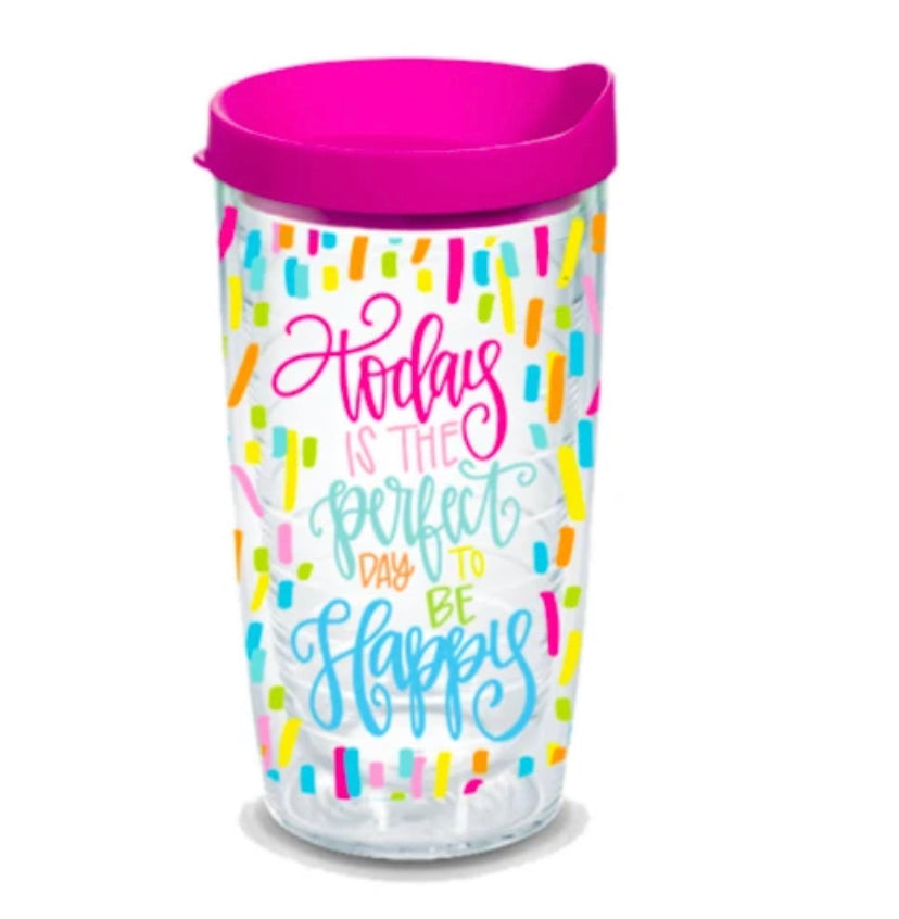 All She Wrote Notes - Perfect Day Plastic Tumbler