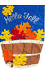 Evergreen House Flags-Fall Basket