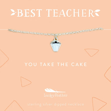 Lucky Feather - Teacher Collection Necklaces - Cupcake