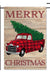Evergreen Garden Flags - Christmas - Holiday Plaid Truck