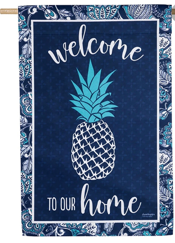 Evergreen House Flags-Pineapple House Suede Flag