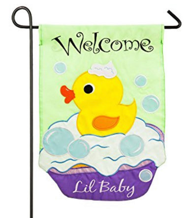Evergreen Garden Flags - Welcome Lil Baby