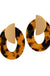 Michelle Emporia Earrings - Dark Tortoise