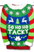 Evergreen Garden Flags - Tacky Holiday Sweater Burlap