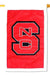 Evergreen House Flags - Collegiate- NC State Applique