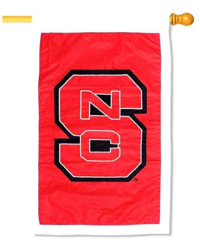 Evergreen House Flags - Collegiate- NC State Applique