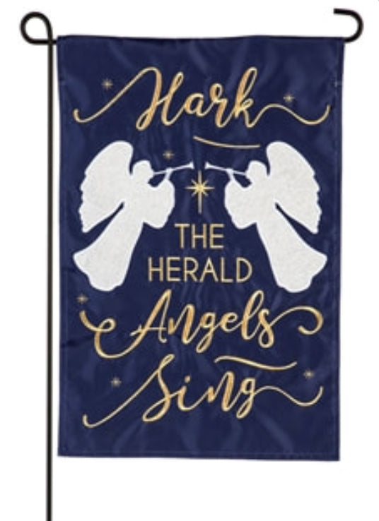 Evergreen Garden Flags - Herald Angels