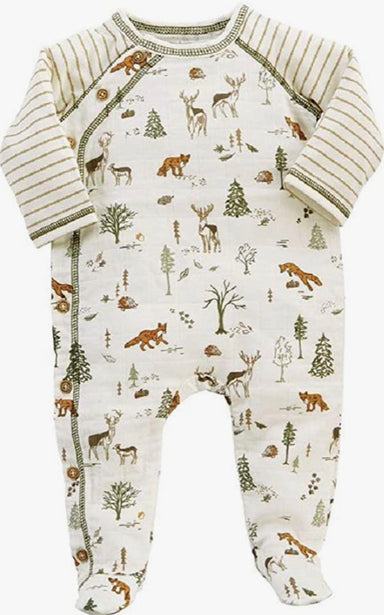 Mud Pie Muslin Forest Friends Sleeper