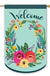 Evergreen House Flags-Spring Floral Welcome
