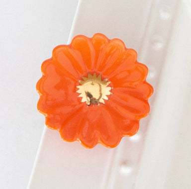 Nora Fleming Minis - Orange Display Flower