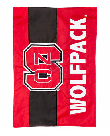 Evergreen Garden Flags - NC State Embellished