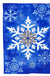 Evergreen Garden Flags - Christmas - Winter Snowflakes