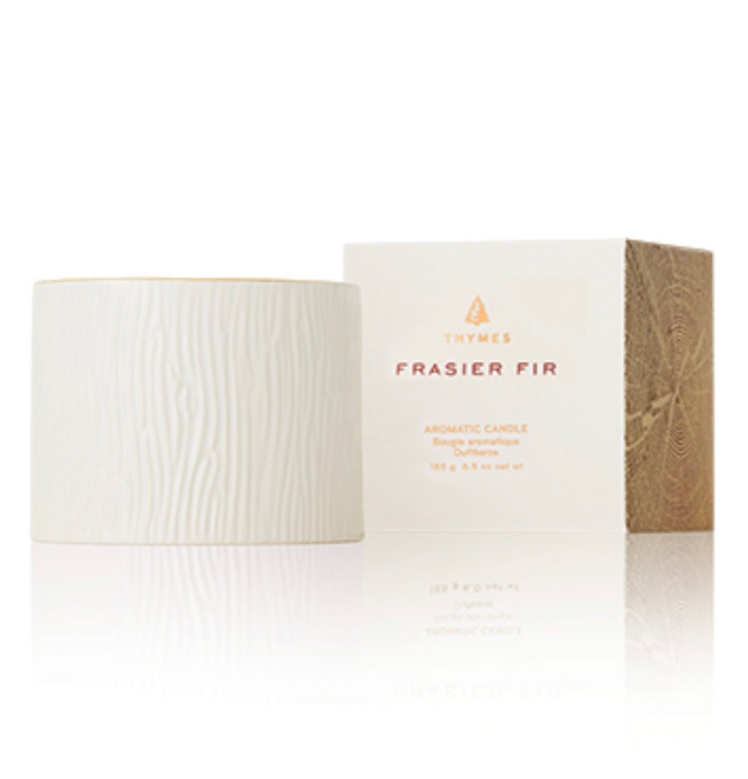 Frasier Fir Gilded Ceramic Petite Candle