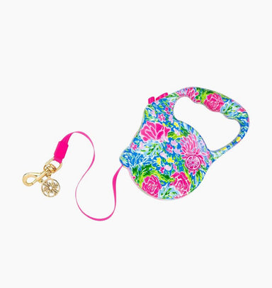 Lilly Pulitzer Retractable Dog Lead - Bunny Business