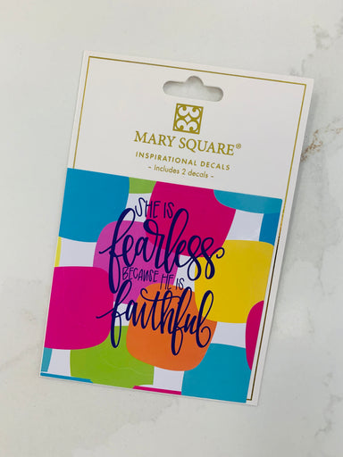 All She Wrote Notes - Inspirational Decals - She Is Fearless