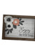 Young's Inc Felt Flower Wooden Box Sign - Little Things