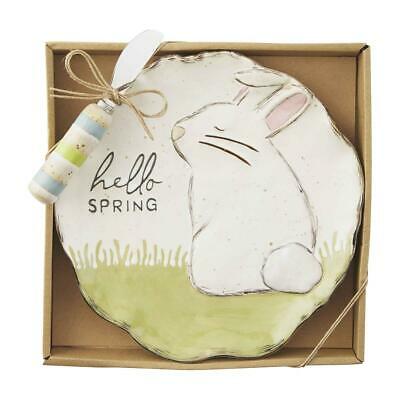 Mud Pie- Hello Spring Bunny Cheese Set
