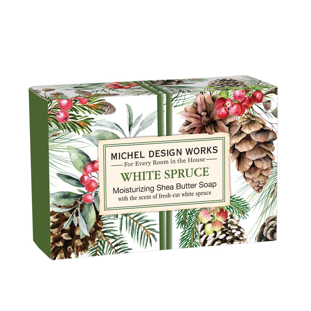 Michel Design Works White Spruce Boxed Soap